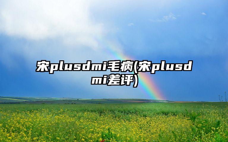 宋plusdmi毛病(宋plusdmi差评)