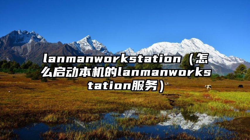 lanmanworkstation（怎么启动本机的lanmanworkstation服务）