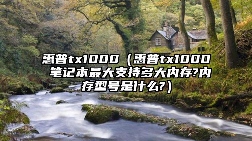 惠普tx1000（惠普tx1000 笔记本最大支持多大内存?内存型号是什么?）