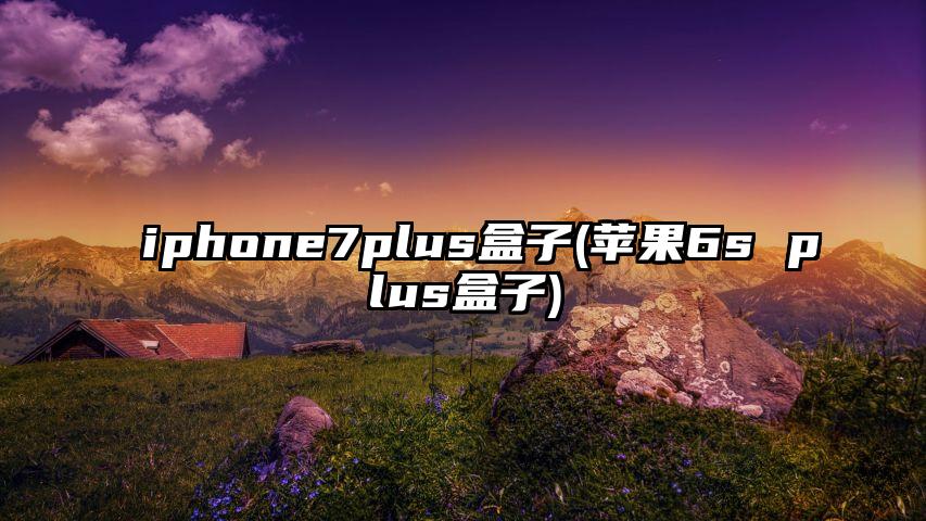 iphone7plus盒子(苹果6s plus盒子)