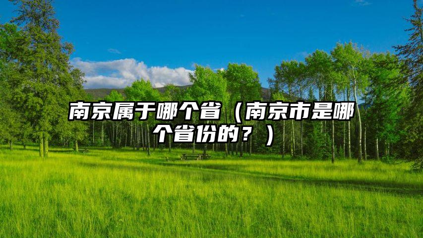 南京属于哪个省（南京市是哪个省份的？）