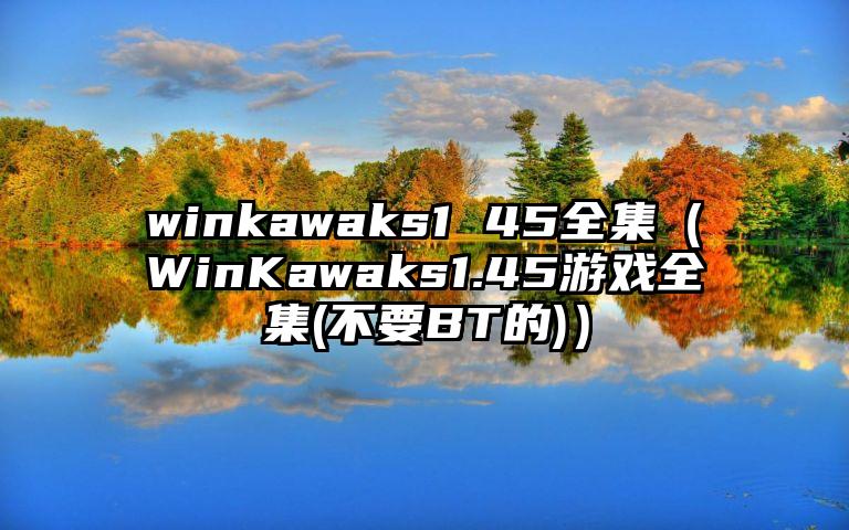 winkawaks1 45全集（WinKawaks1.45游戏全集(不要BT的)）