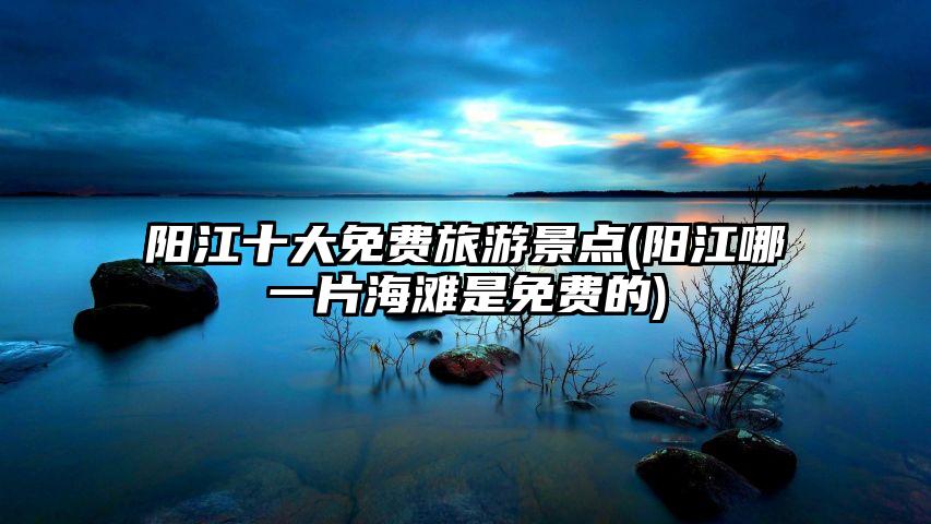 阳江十大免费旅游景点(阳江哪一片海滩是免费的)