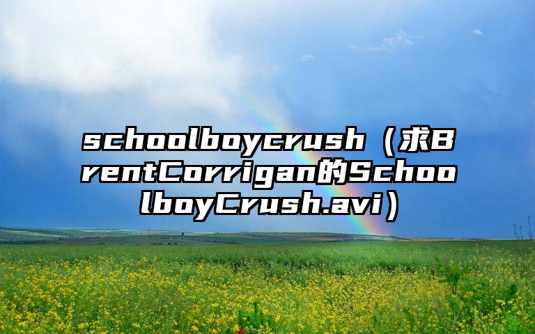 schoolboycrush（求BrentCorrigan的SchoolboyCrush.avi）