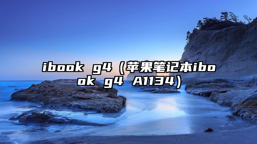 ibook g4（苹果笔记本ibook g4 A1134）