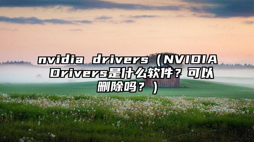 nvidia drivers（NVIDIA Drivers是什么软件？可以删除吗？）