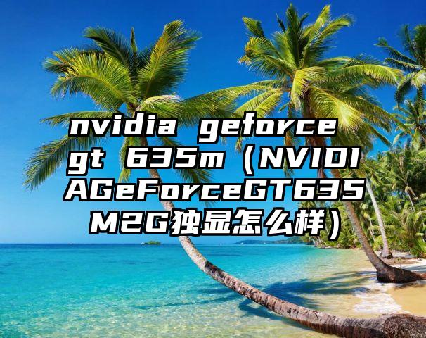 nvidia geforce gt 635m（NVIDIAGeForceGT635M2G独显怎么样）