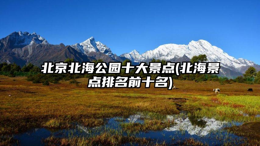 北京北海公园十大景点(北海景点排名前十名)